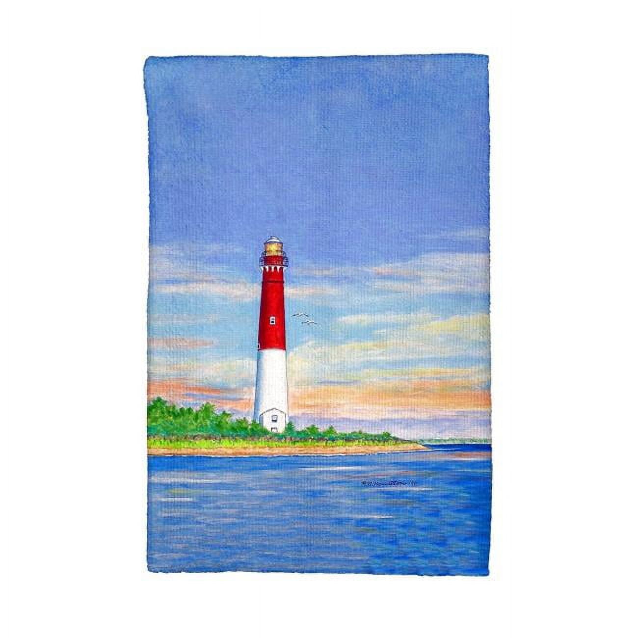 Picture of Betsy Drake KT181 Barnegat Lighthouse Kitchen Towel