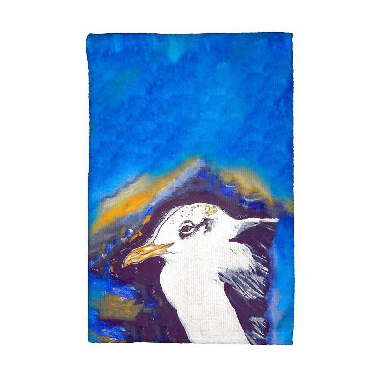 Picture of Betsy Drake KT295 Gull Portrait Left Kitchen Towel
