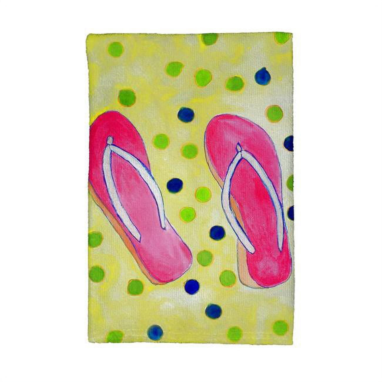 Picture of Betsy Drake KT404 Flip Flops Kitchen Towel