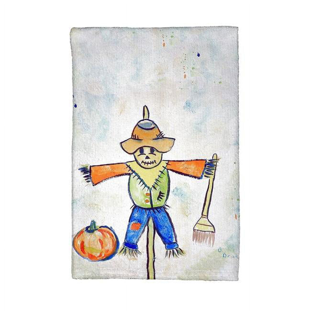 Picture of Betsy Drake KT410 Scarecrow Kitchen Towel