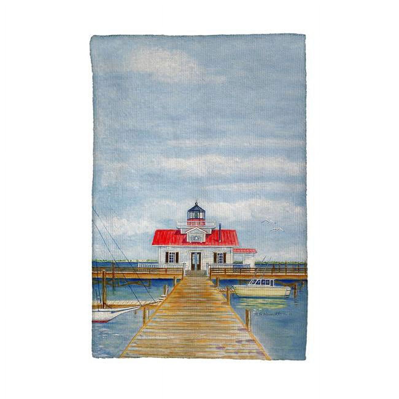Picture of Betsy Drake KT414 Marshes At Manteo Lighthouse Kitchen Towel
