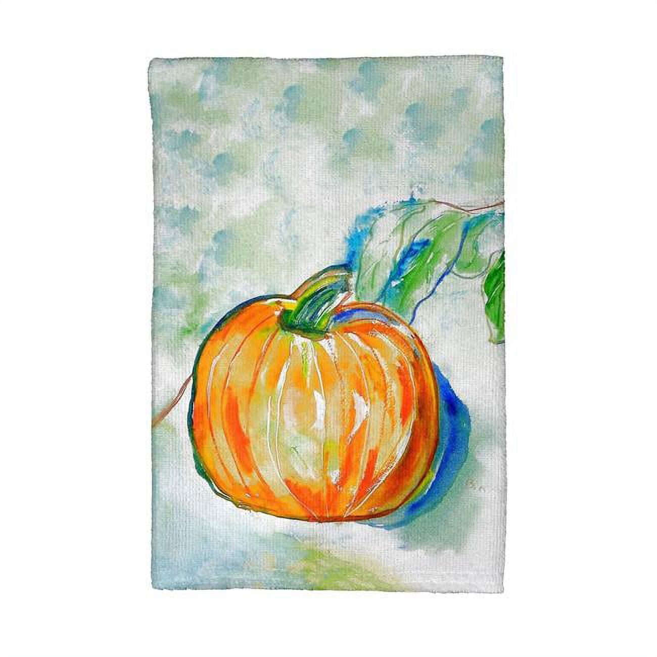 Picture of Betsy Drake KT471 Pumpkin Kitchen Towel