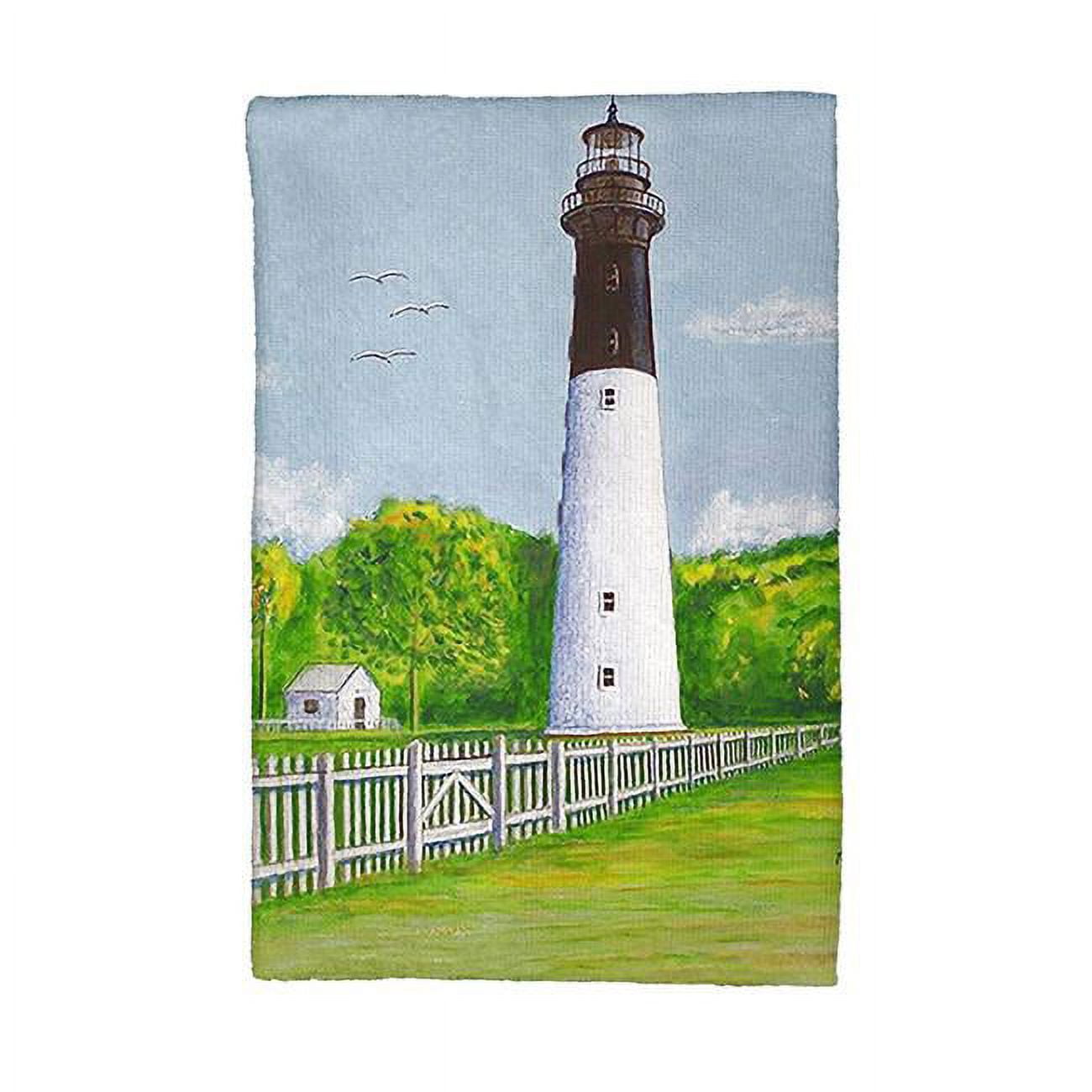 Picture of Betsy Drake KT730 Huntington Island Lighthouse Kitchen Towel