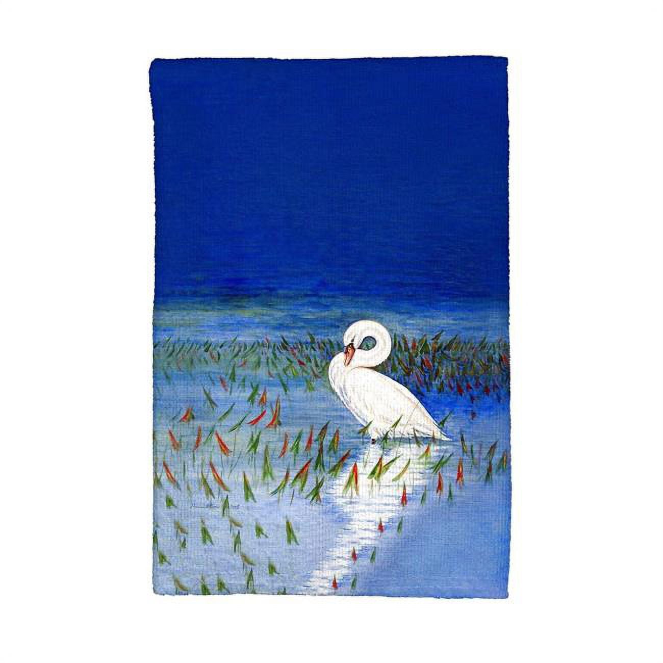 Picture of Betsy Drake KT777 Mute Swan Kitchen Towel
