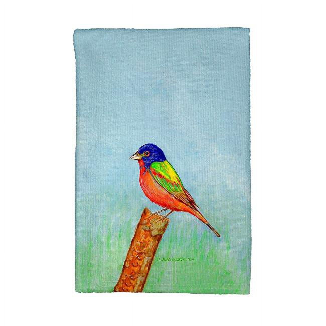 Picture of Betsy Drake KT920 Painted Bunting Kitchen Towel