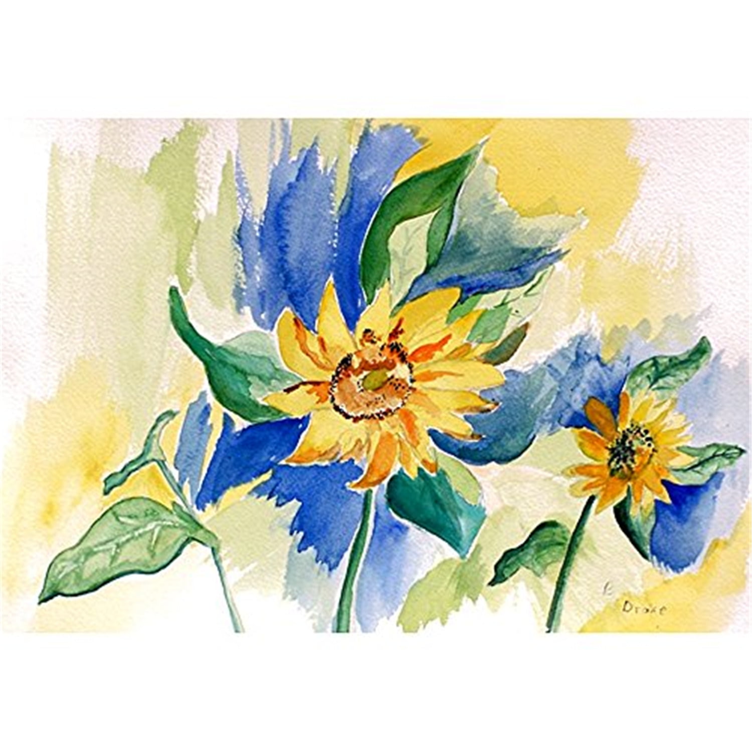 Picture of Betsy Drake PM200 Betsys Sunflowers Place Mat - Set of 4