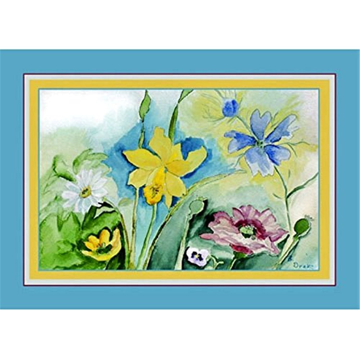 Picture of Betsy Drake PM194 Florals Place Mat - Set of 4