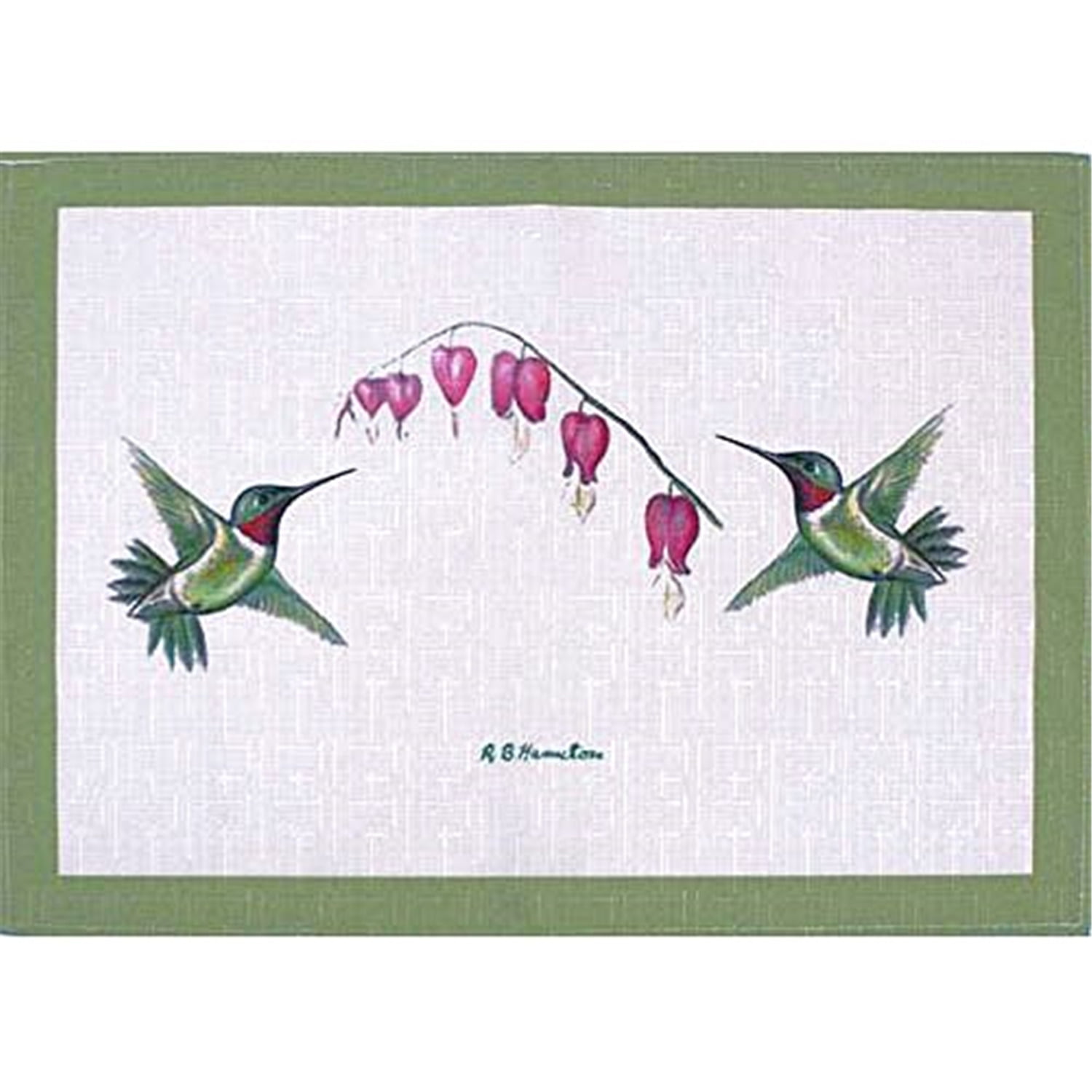 Picture of Betsy Drake PM030 Hummingbird Place Mat - Set of 4