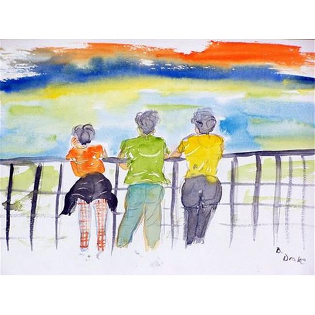 Picture of Betsy Drake PM937 Ladies Looking Place Mat - Set of 4