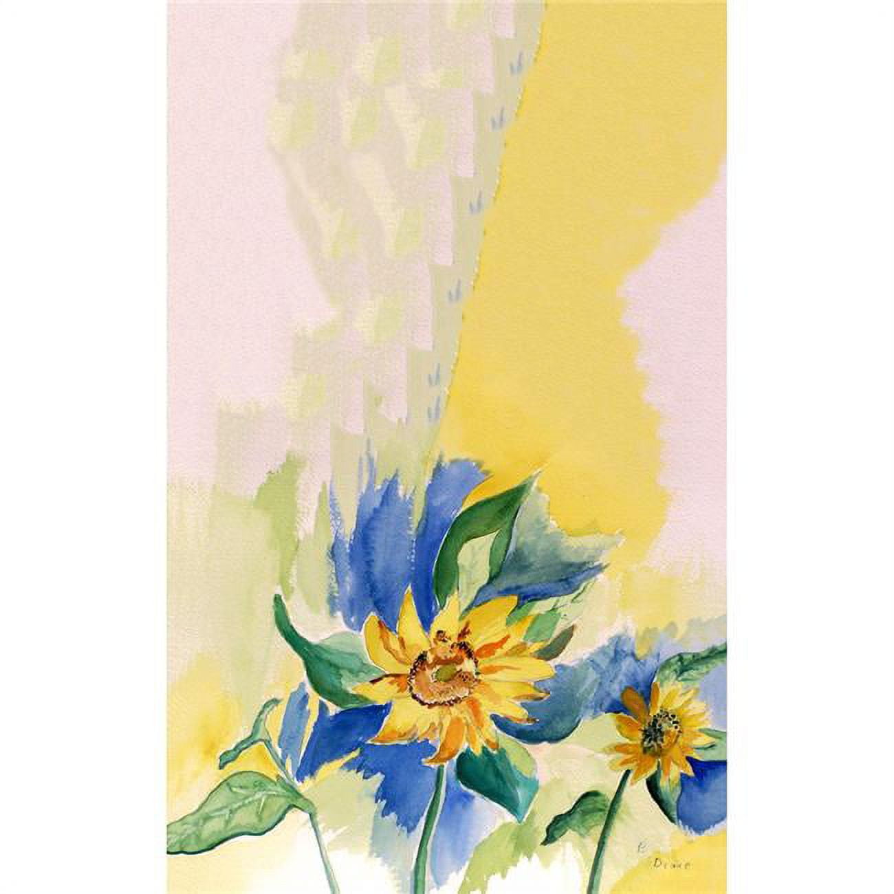 Picture of Betsy Drake KT200 Betsys Sunflower Kitchen Towel