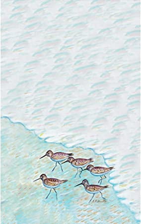 Picture of Betsy Drake KT269 Sandpipers Kitchen Towel