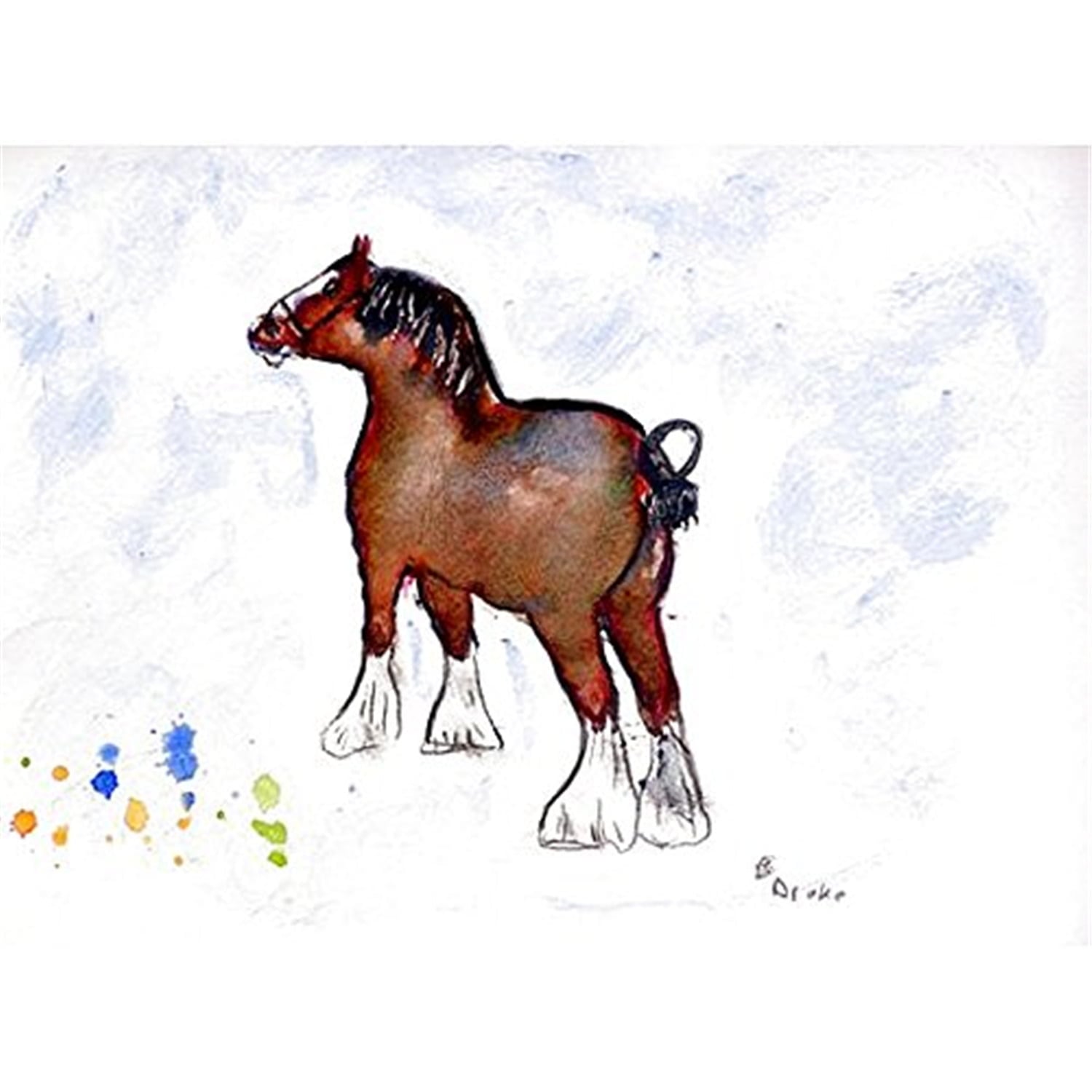 Picture of Betsy Drake PM936 Clydesdale Place Mat - Set of 4