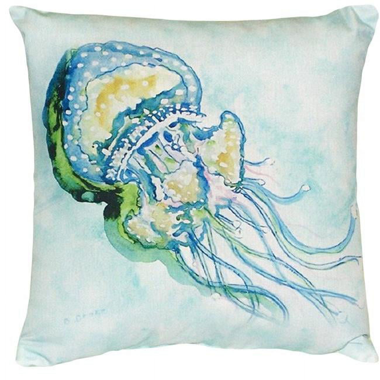 18 x 18 in. Jelly Fish No Cord Pillow