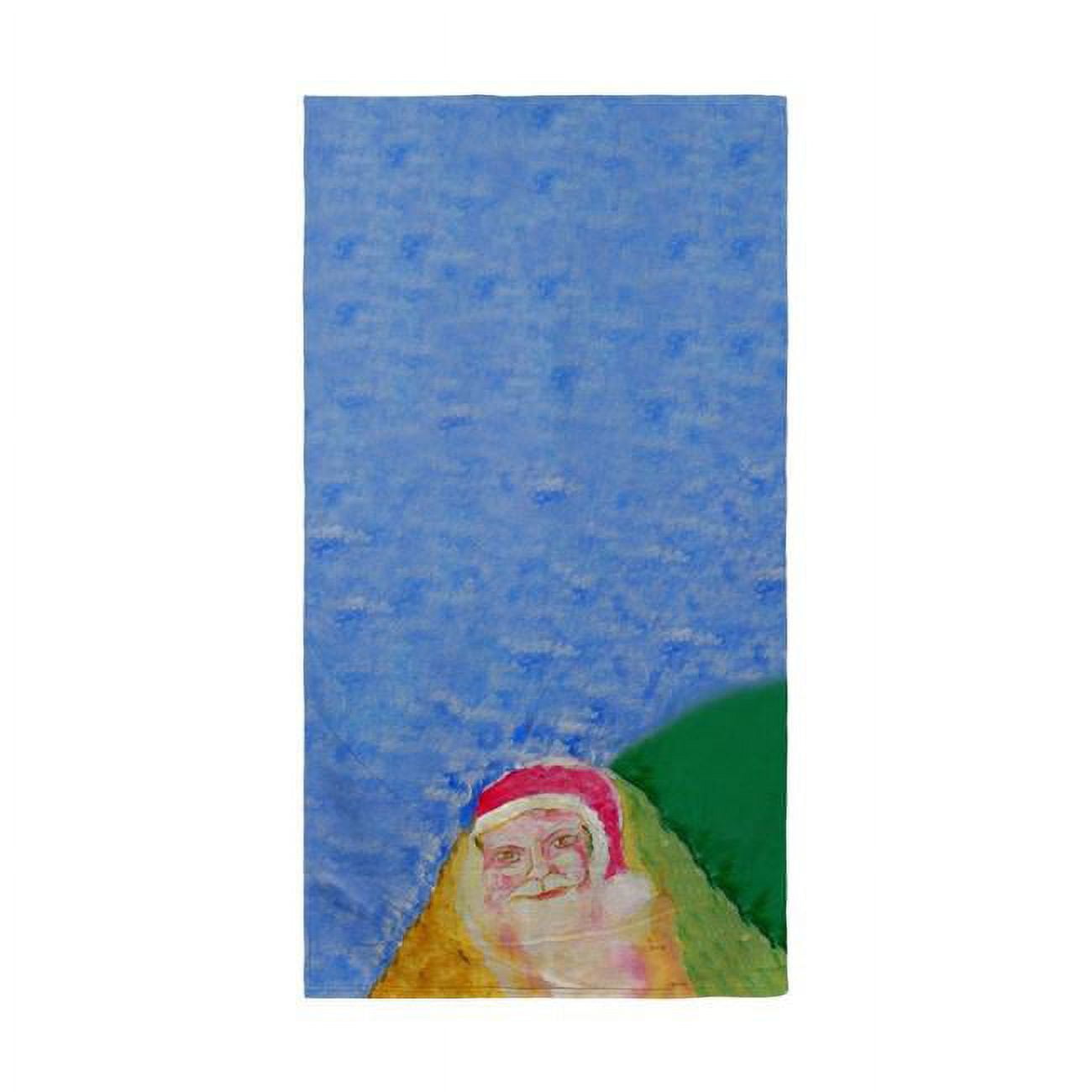 Santa Face Beach Towel