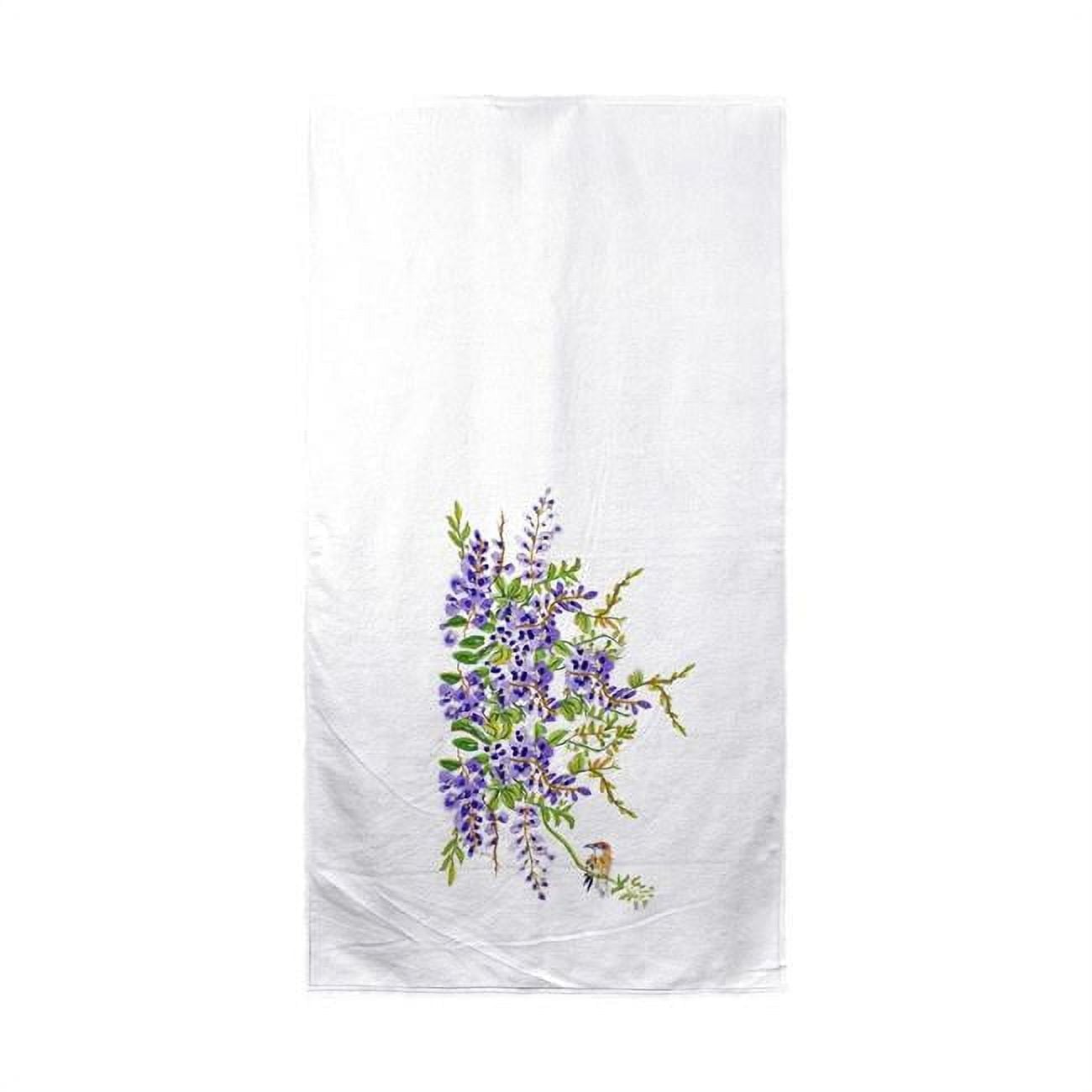 Wisteria & Bird Beach Towel