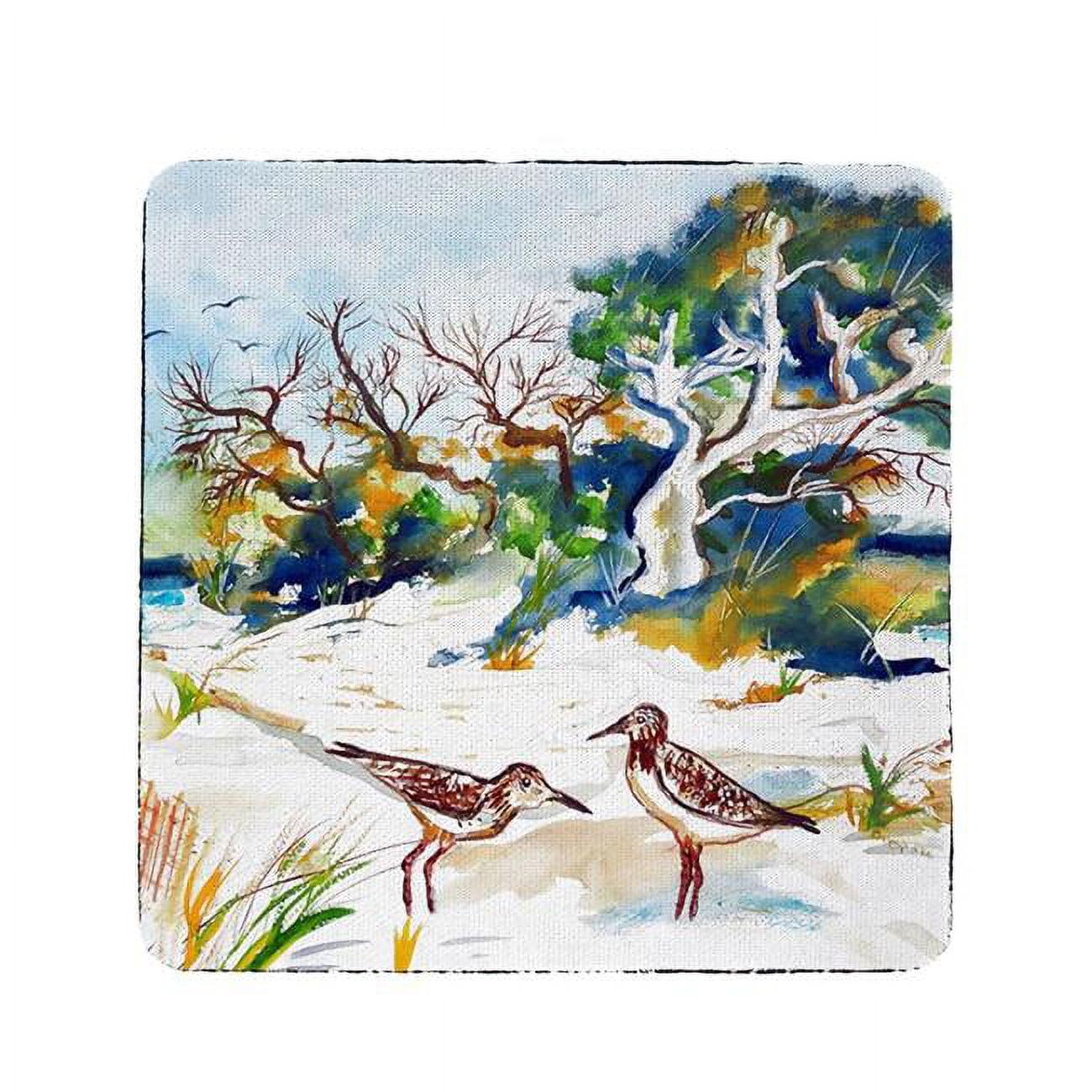 Picture of Betsy Drake CT487 Trees & Beach Coaster - Set of 4