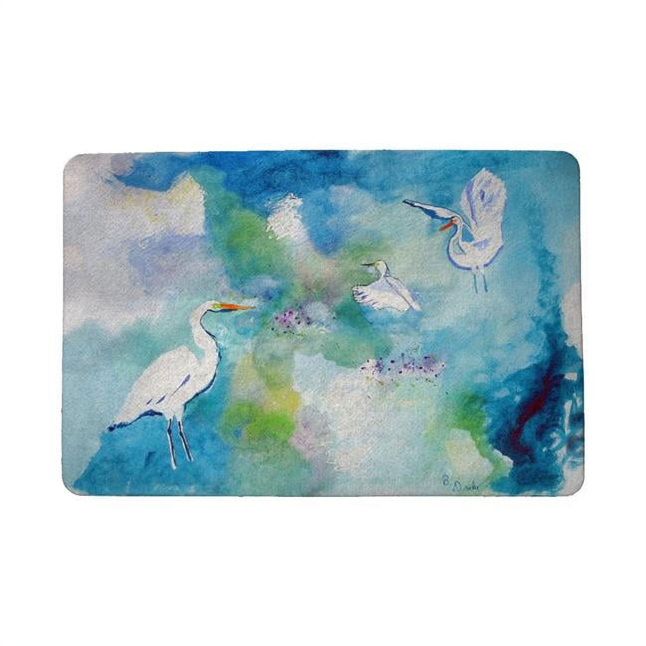18 x 26 in. Three Egrets Door Mat
