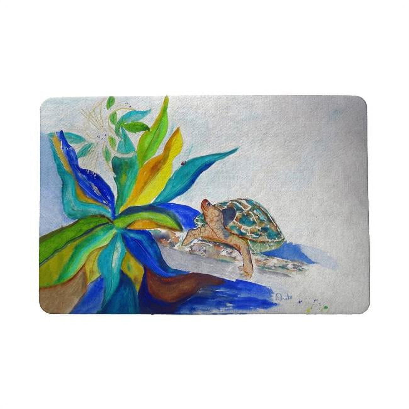 18 x 26 in. Turtle & Lily Door Mat