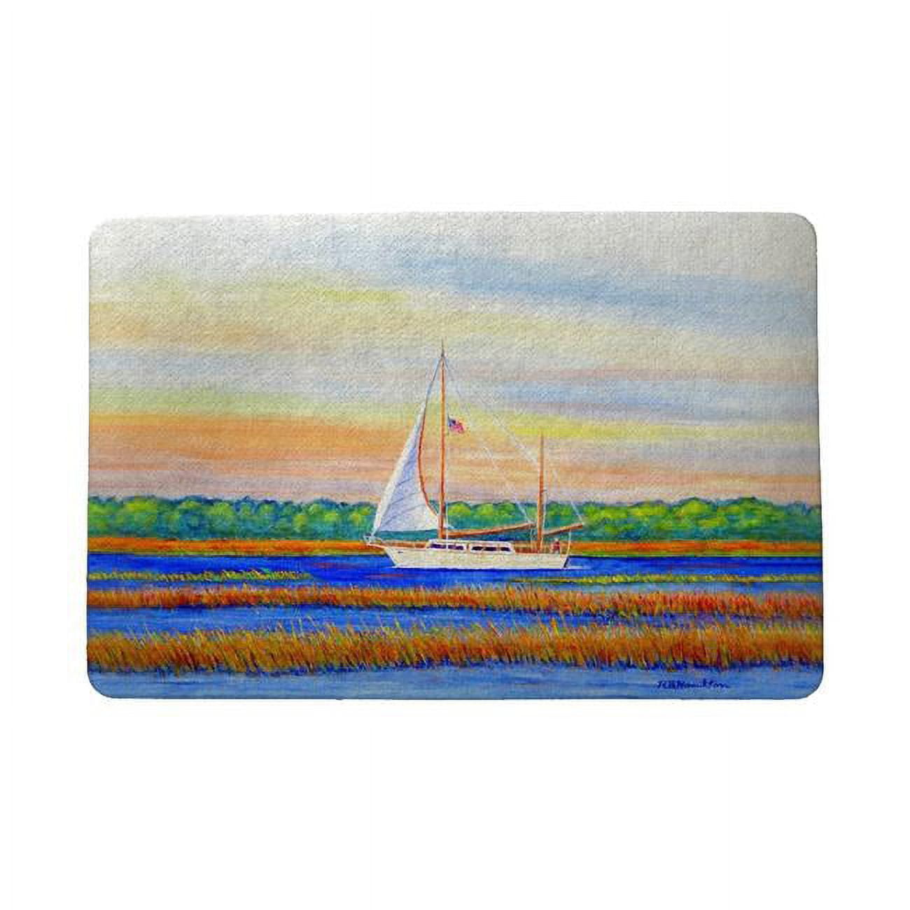 18 x 26 in. Marsh Sailing Door Mat