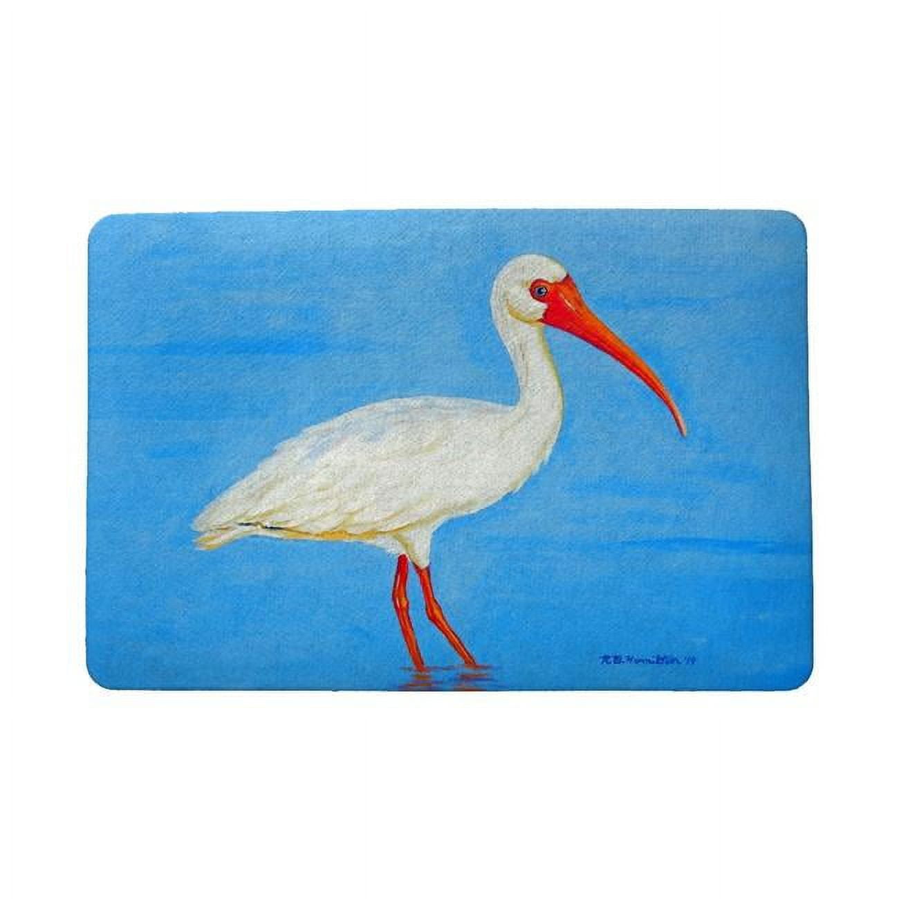 18 x 26 in. Posing White Ibis Door Mat
