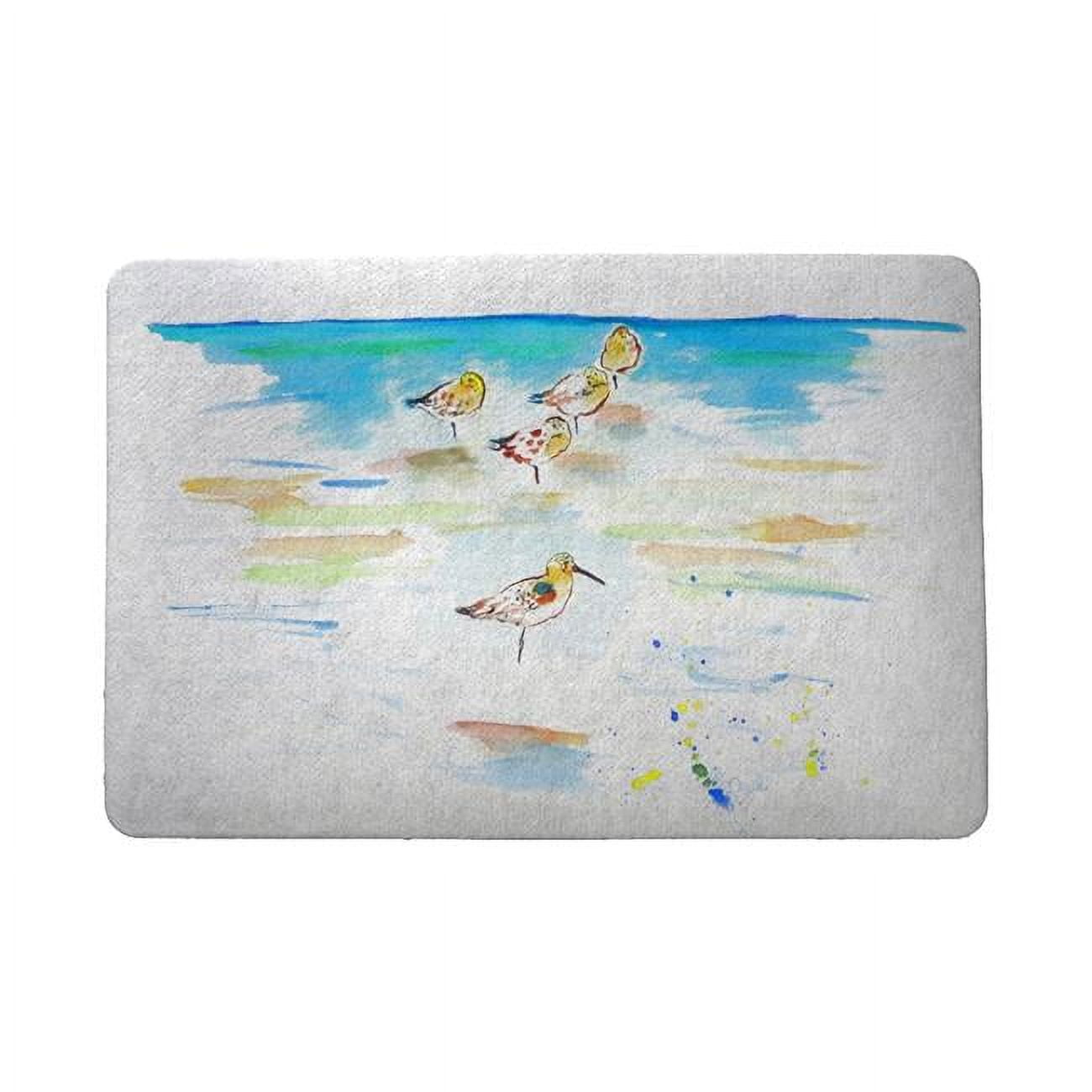 18 x 26 in. Five Sanderlings Door Mat