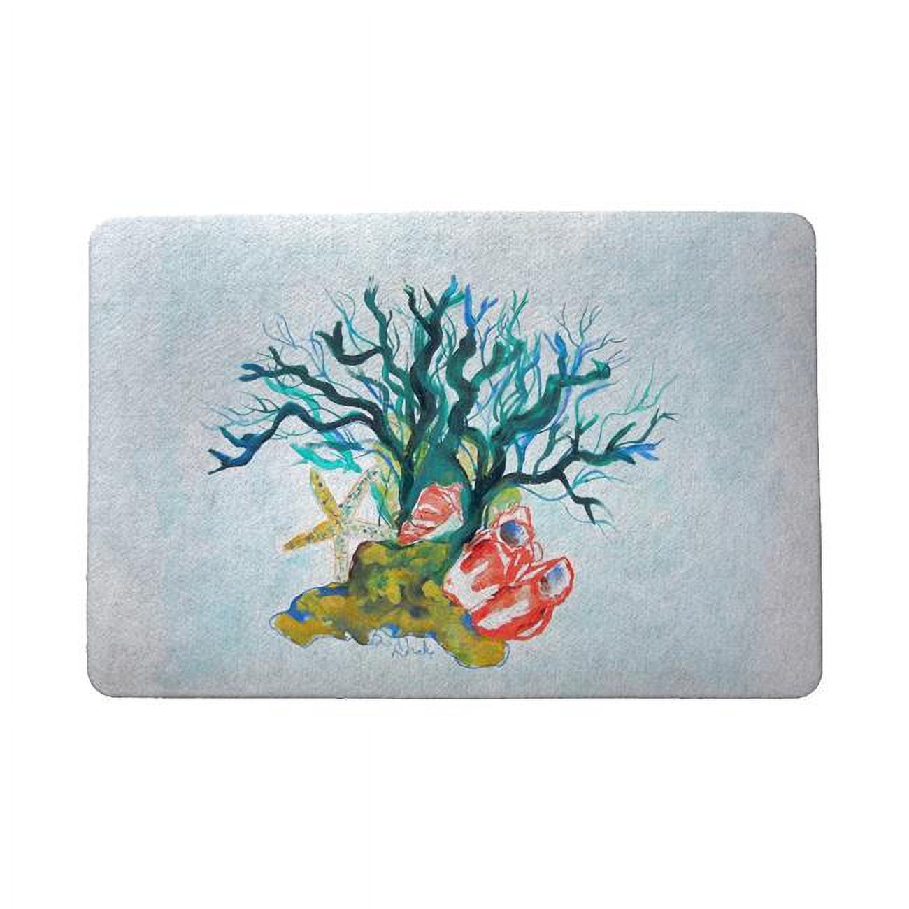 18 x 26 in. Starfish Coral Shells Door Mat