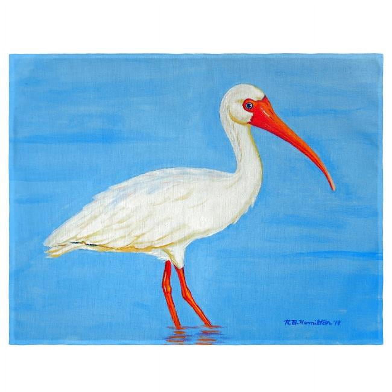Picture of Betsy Drake PM1086 Posing White Ibis Place Mat - Set of 4