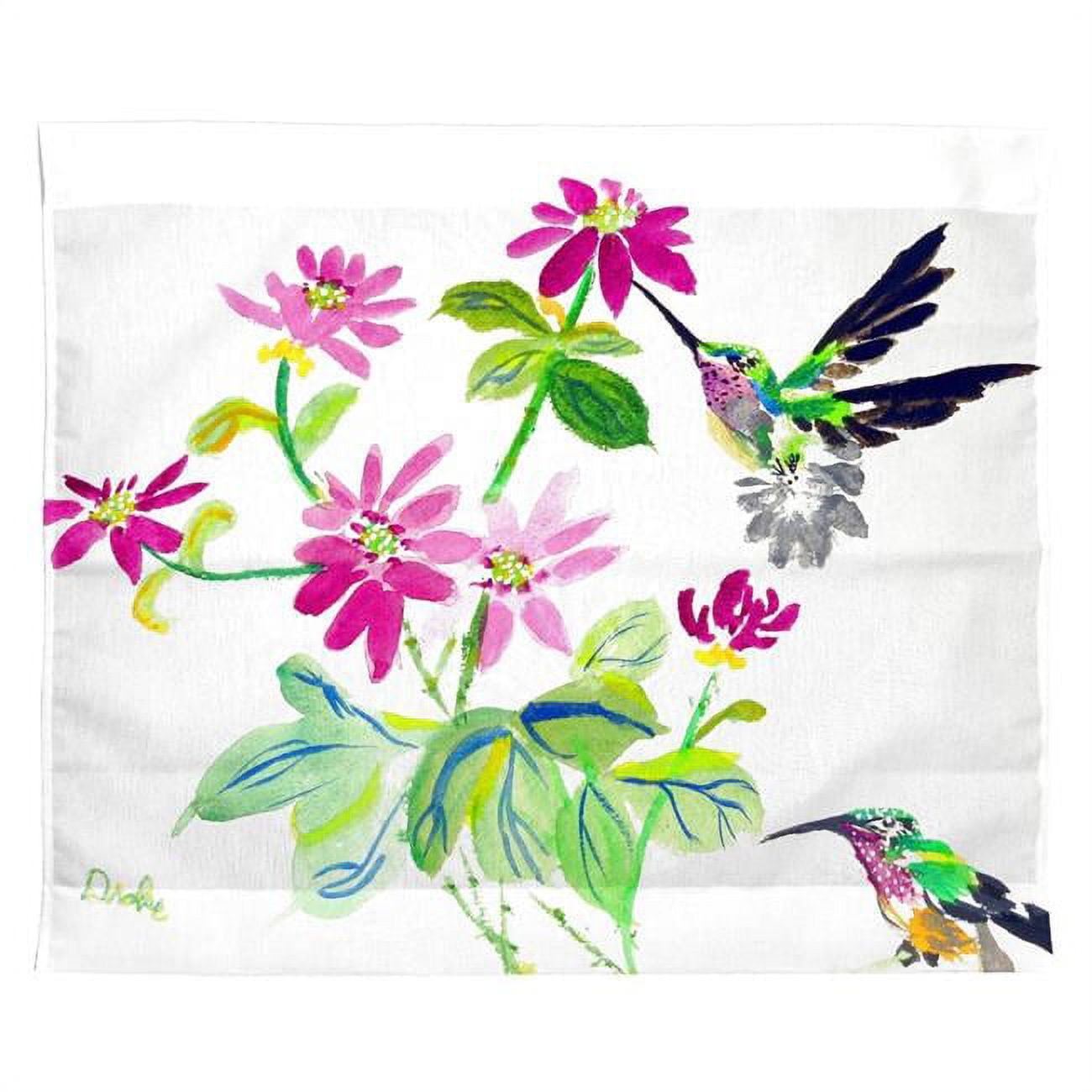24 x 30 in. Ruby Throat Hummingbird Wall Hanging