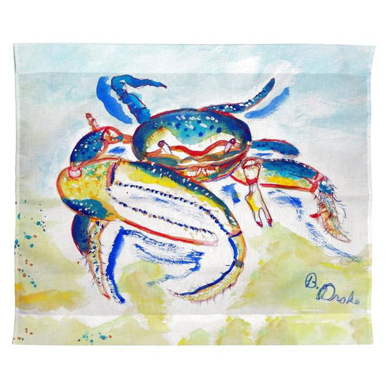 24 x 30 in. Colorful Fiddler Crab Wall Hanging