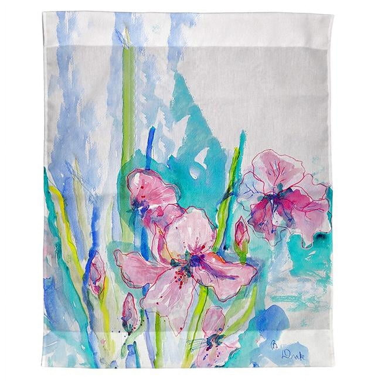 24 x 30 in. Pink Iris Wall Hanging