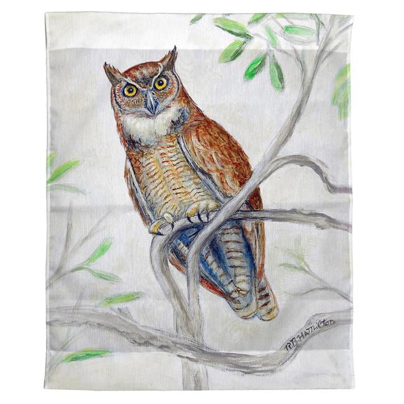 24 x 30 in. Great Horned Owl Wall Hanging