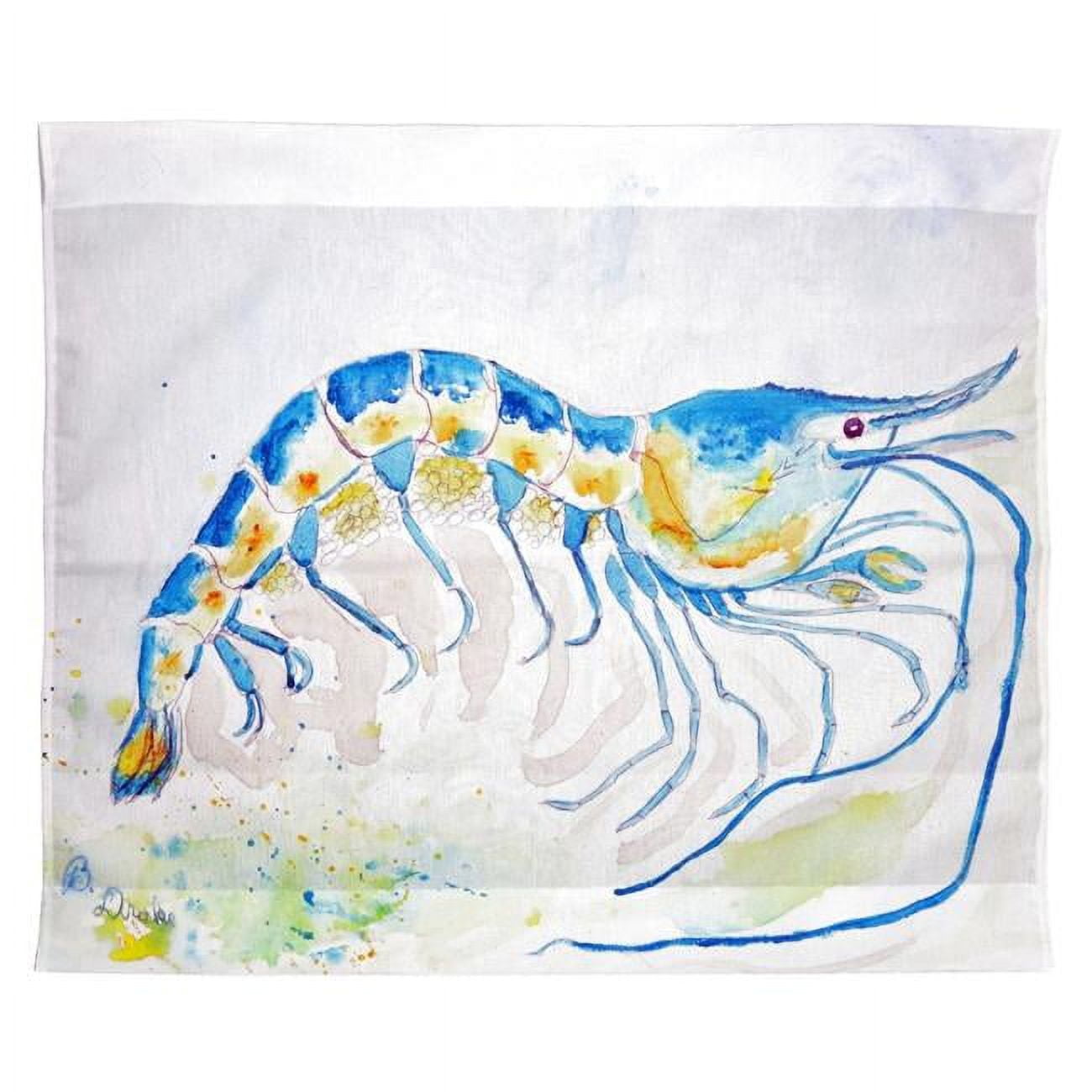 24 x 30 in. Blue Shrimp Wall Hanging