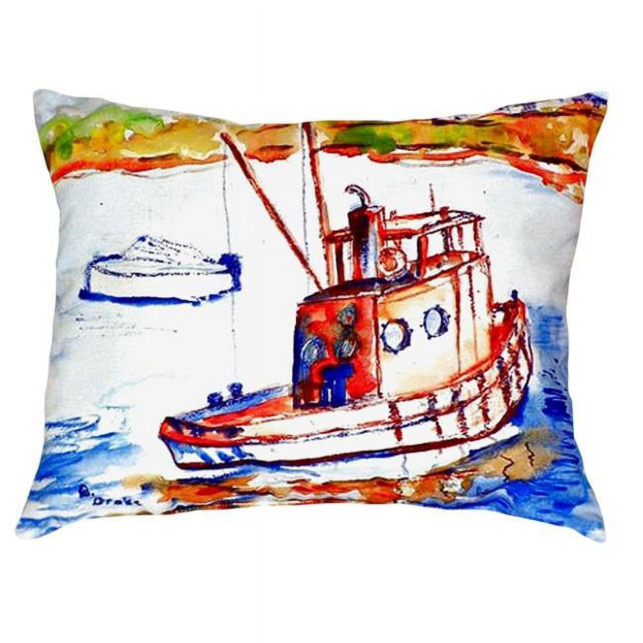 16 x 20 in. Rusty Boat No Cord Pillow