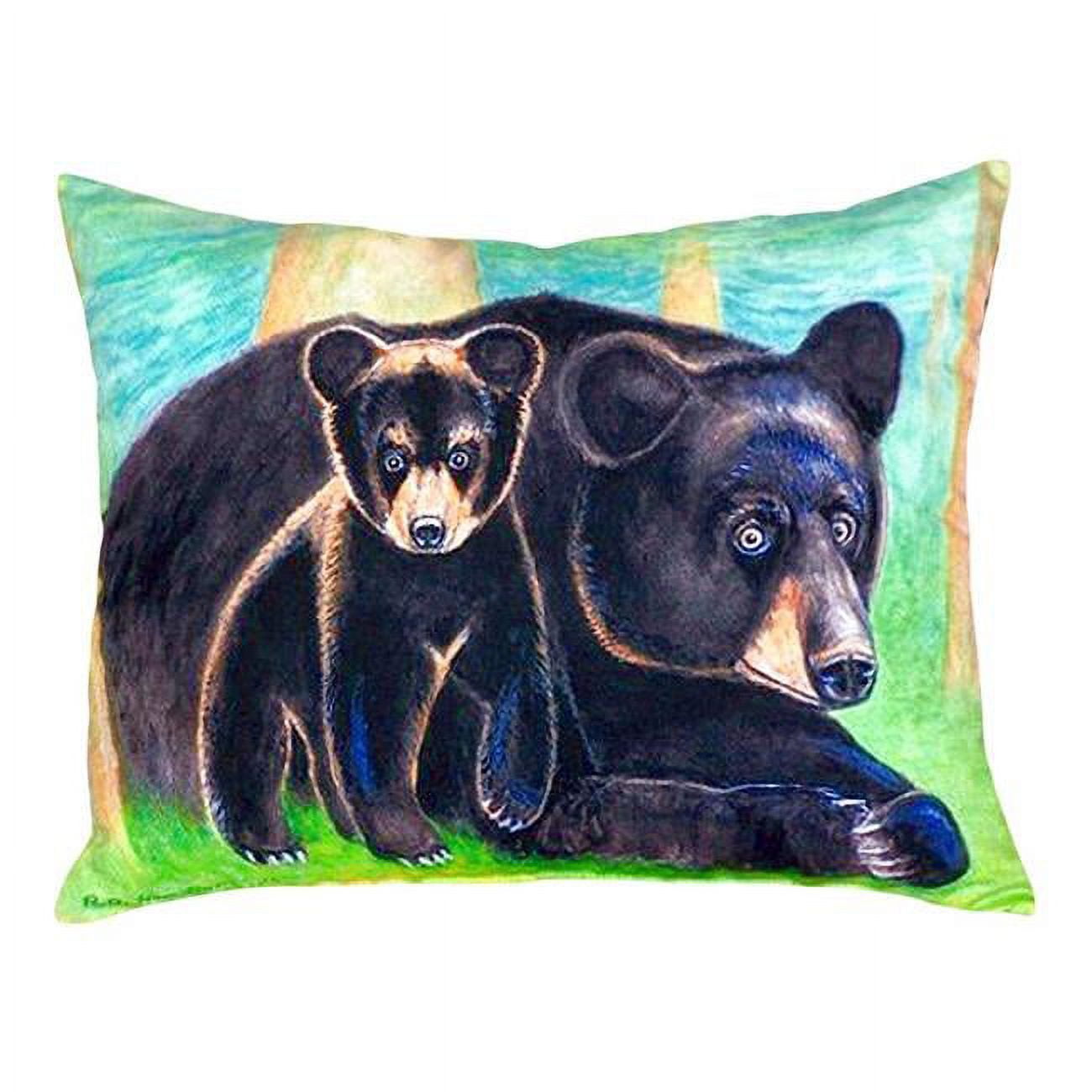 16 x 20 in. Bear & Cub No Cord Pillow
