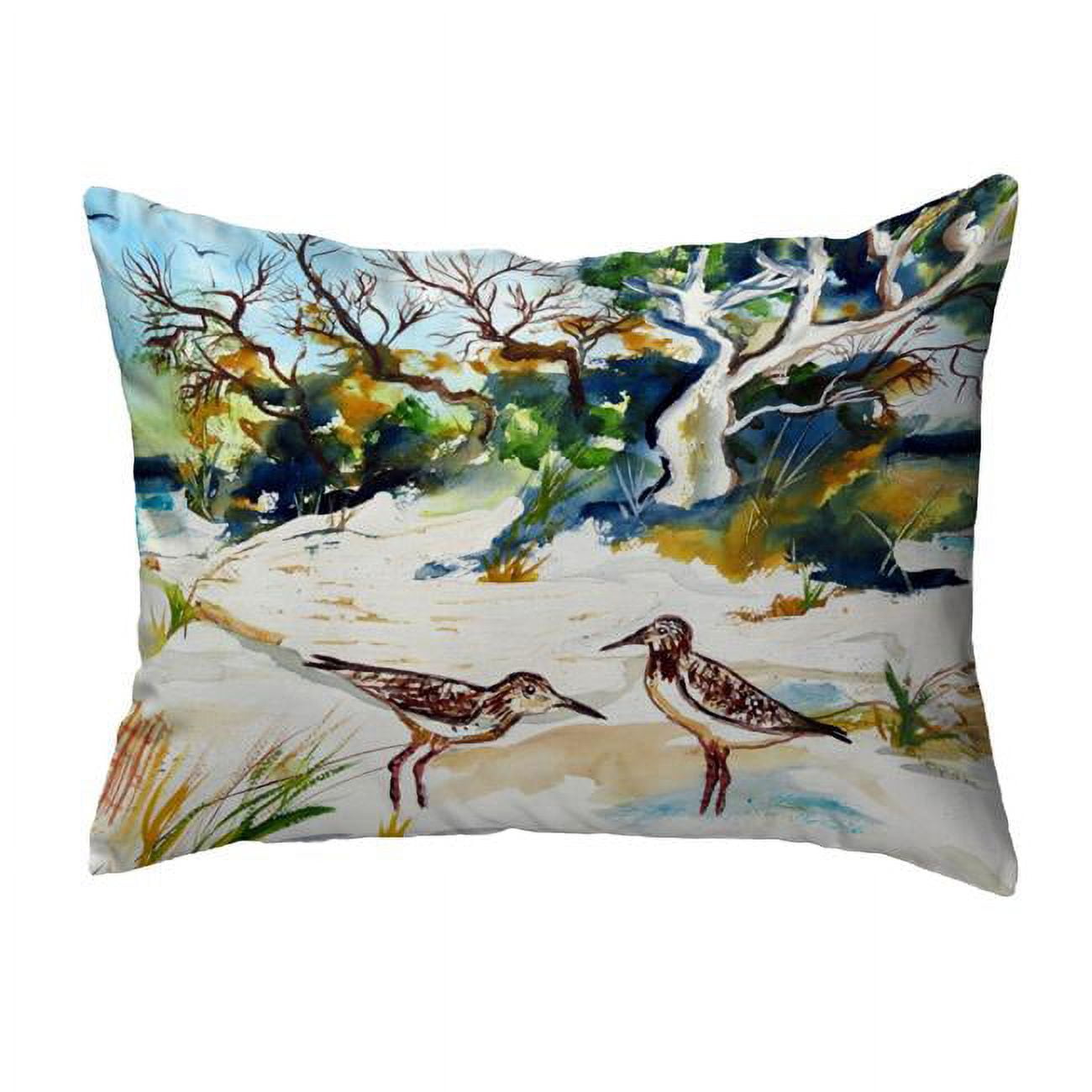 16 x 20 in. Tree & Beach No Cord Pillow
