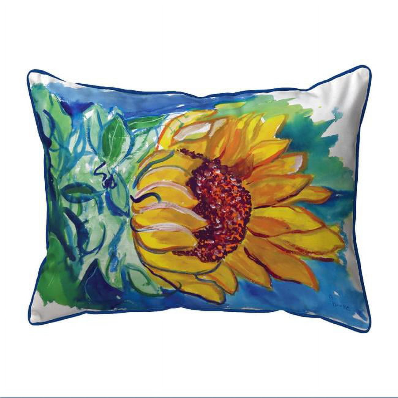 16 x 20 in. Windy Sunflower Large Indoor & Outdoor Pillow