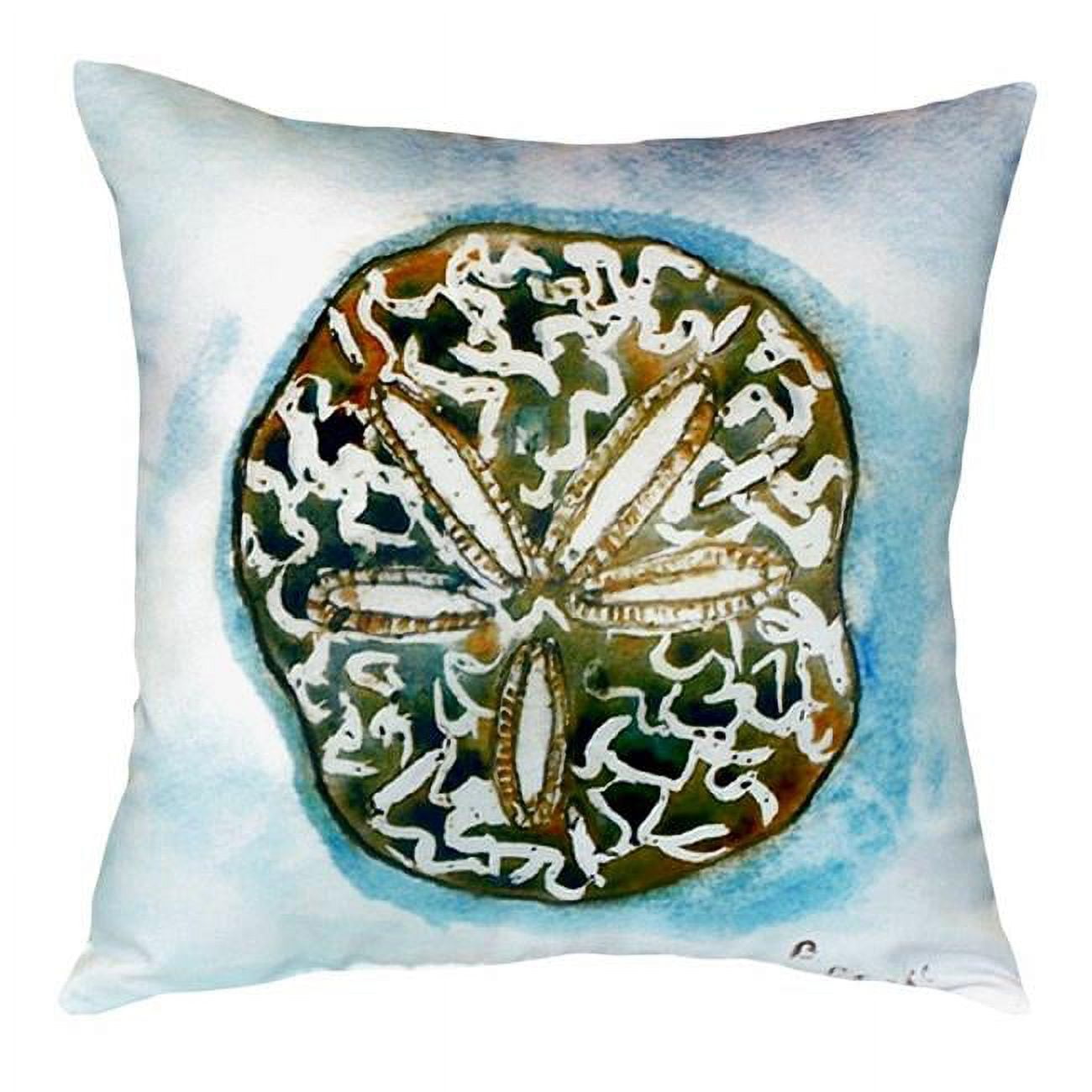 18 x 18 in. Betsys Sand Dollar No Cord Pillow