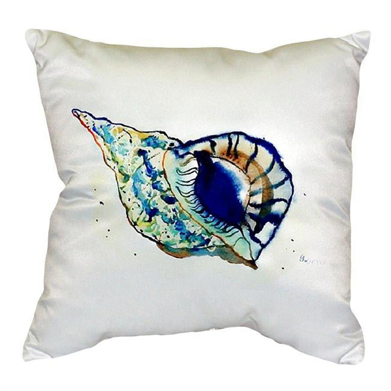 18 x 18 in. Betsys Shell No Cord Pillow
