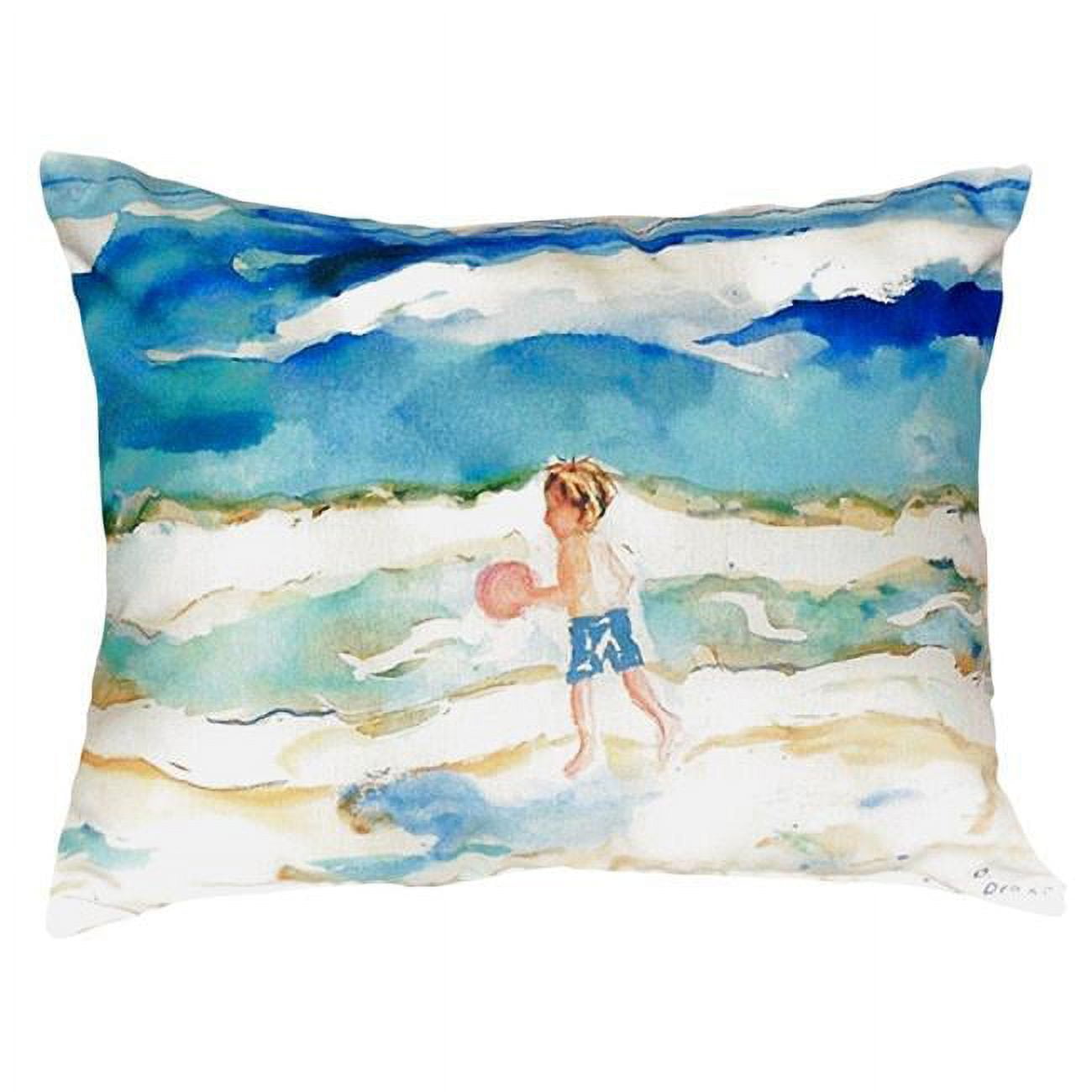 16 x 20 in. Boy & Ball No Cord Pillow