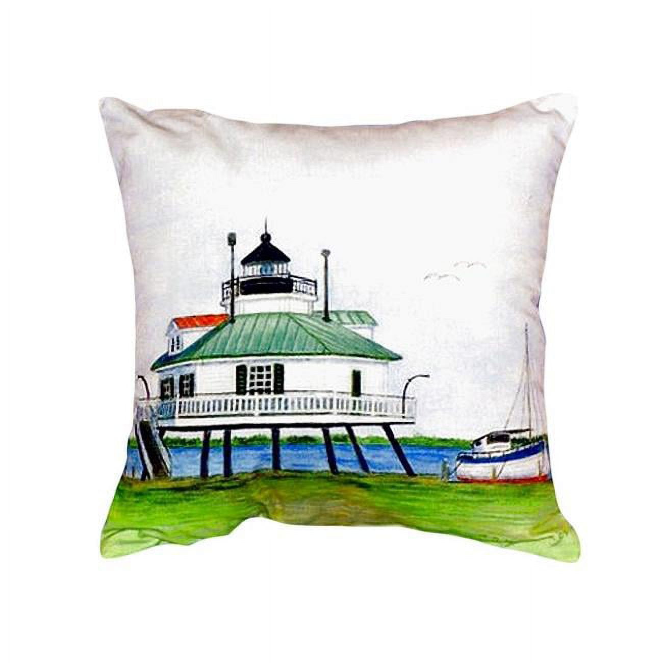 16 x 20 in. Hopper Strait Lighthouse No Cord Pillow
