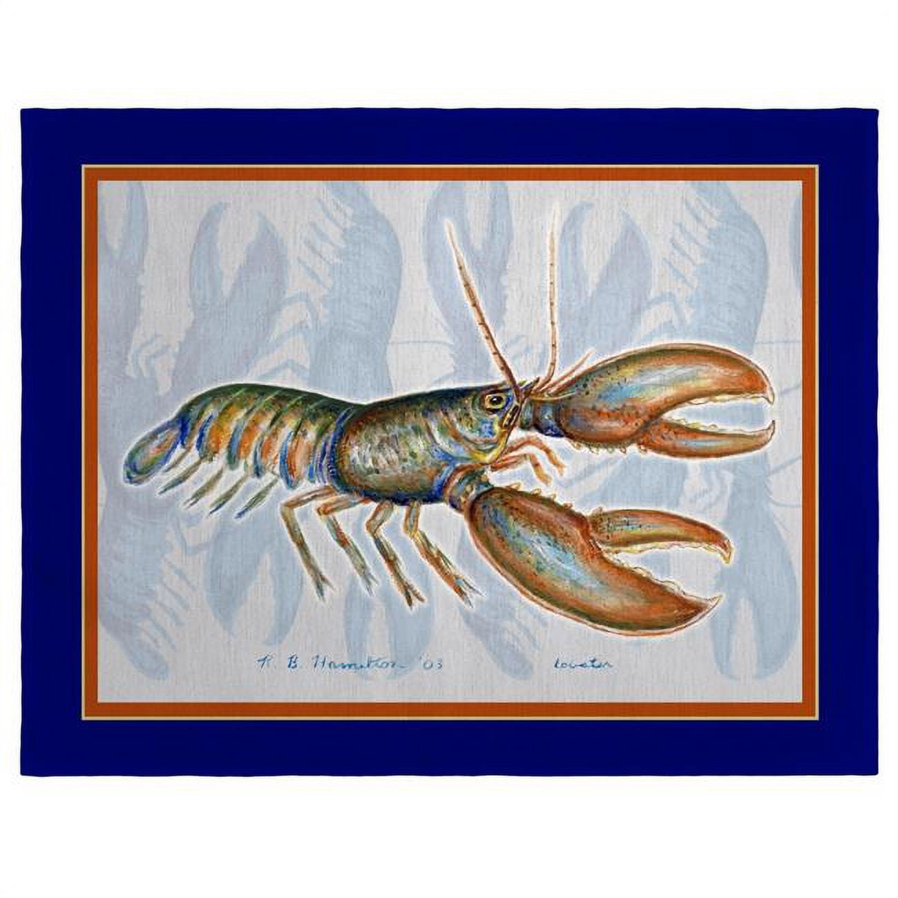 Picture of Betsy Drake PM081 Lobster Place Mat - Set of 4