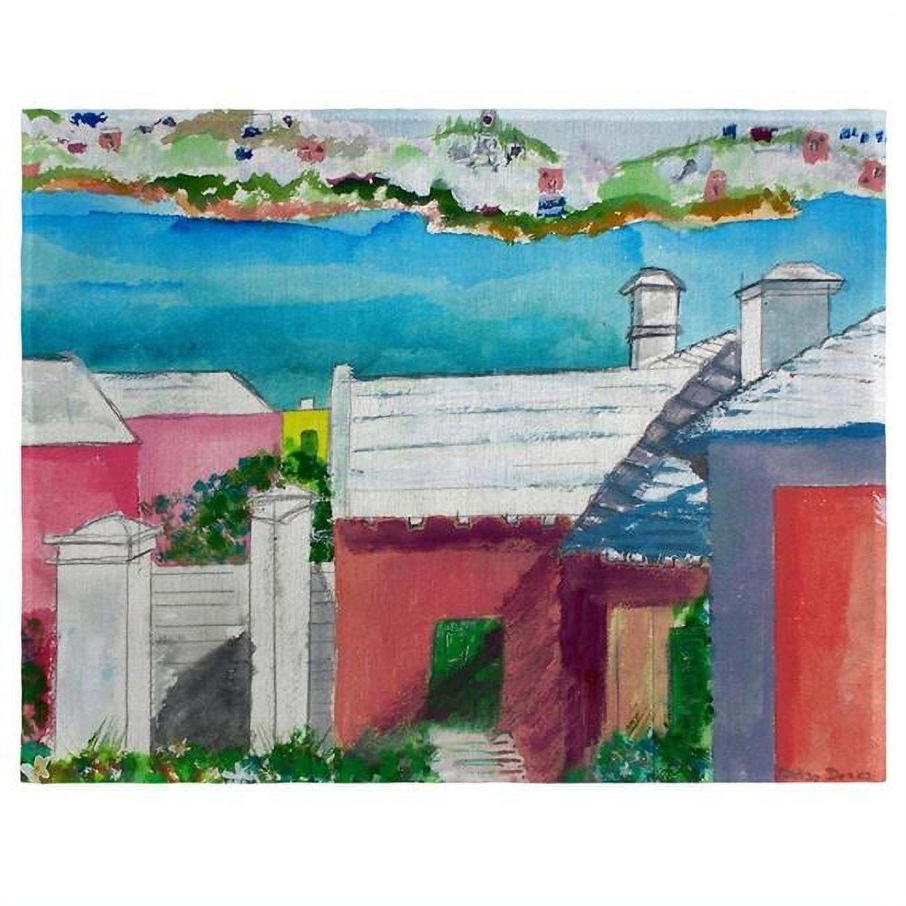 Picture of Betsy Drake PM110 Roof Tops Place Mat - Set of 4