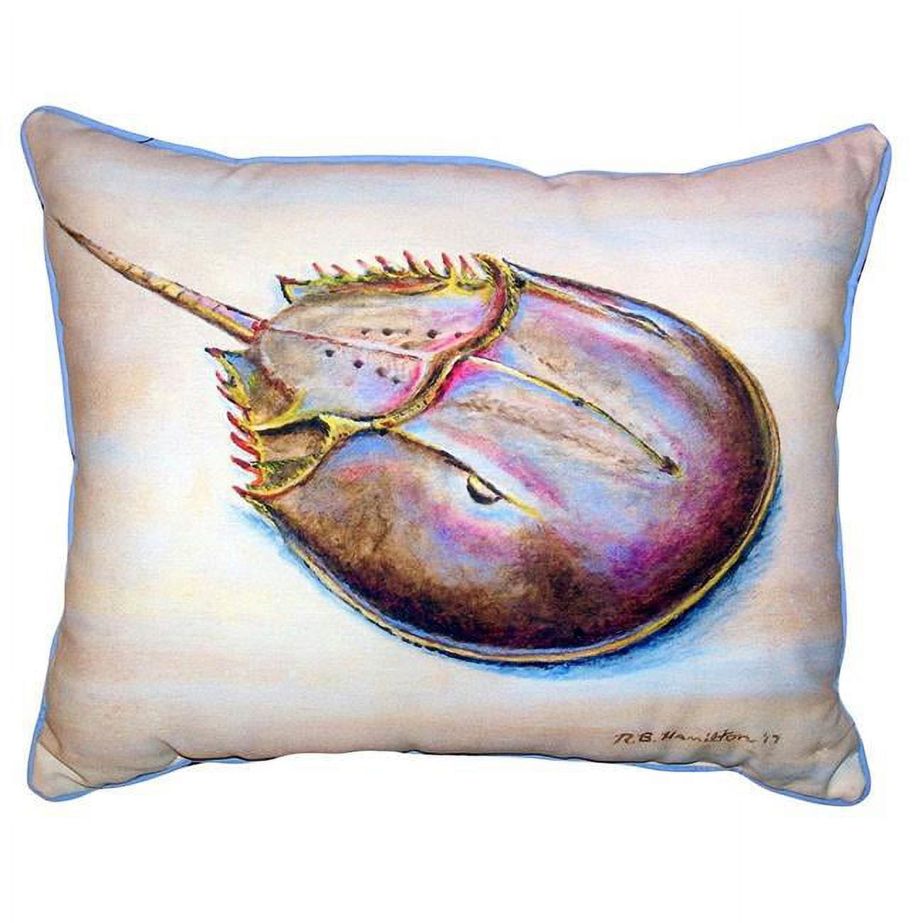 11 x 14 in. Horseshoe Crab Small Outdoor & Indoor Pillow