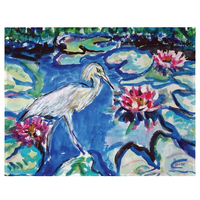 Heron & Waterlilies Place Mat - Set of 4