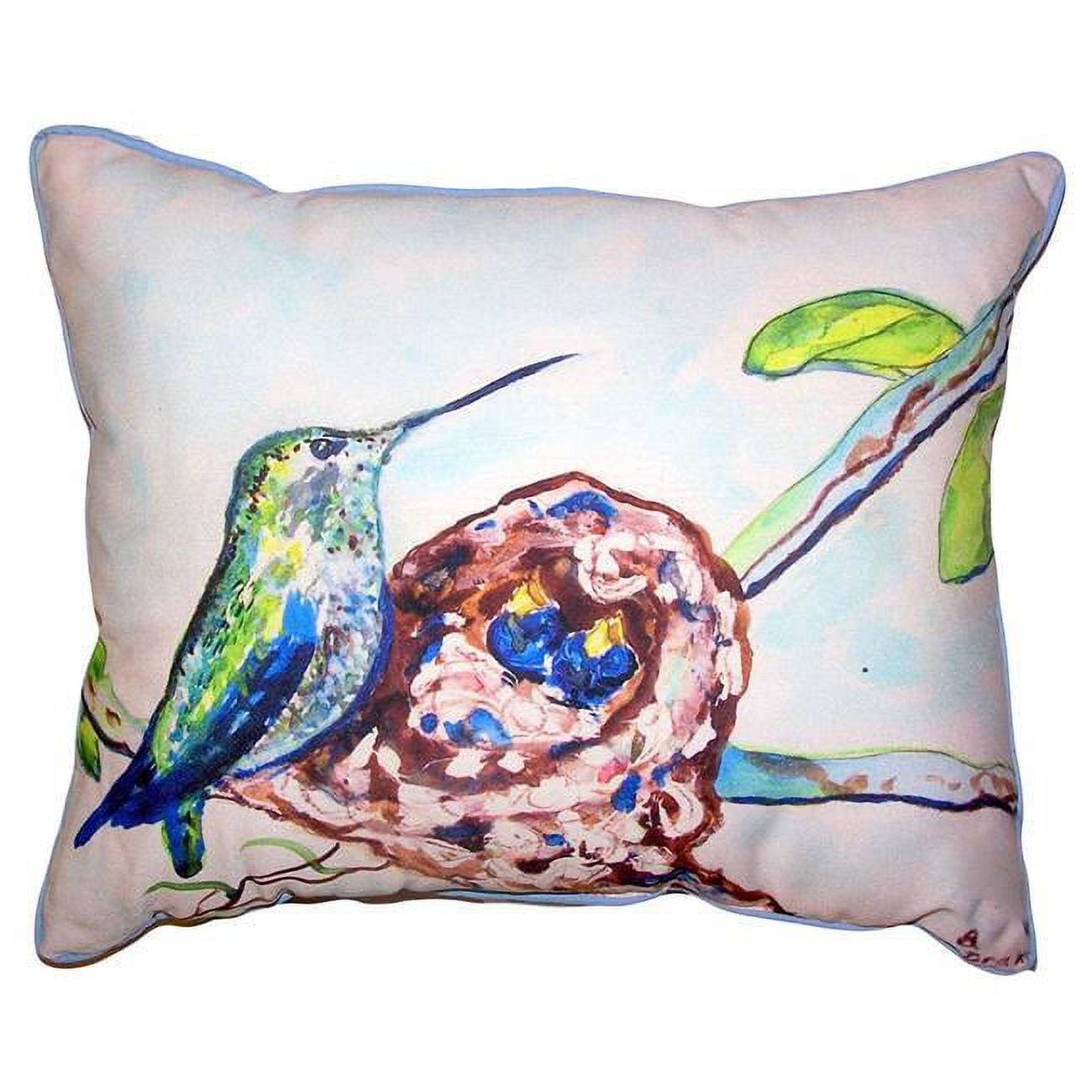 20 x 24 in. Hummingbird & Chicks Extra Large Pillow