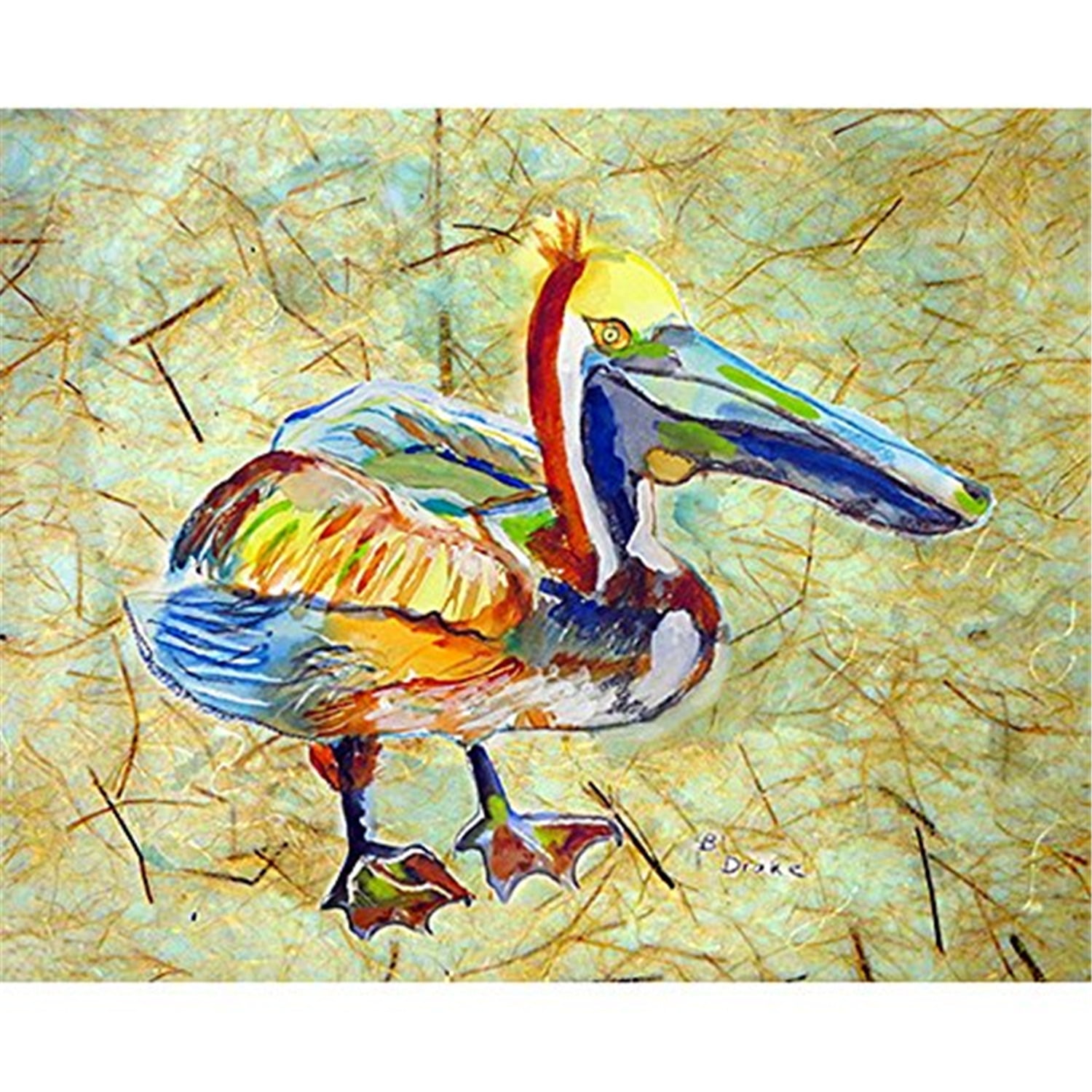 Picture of Betsy Drake PM983 Heathcliff Pelican Place Mat - Set of 4