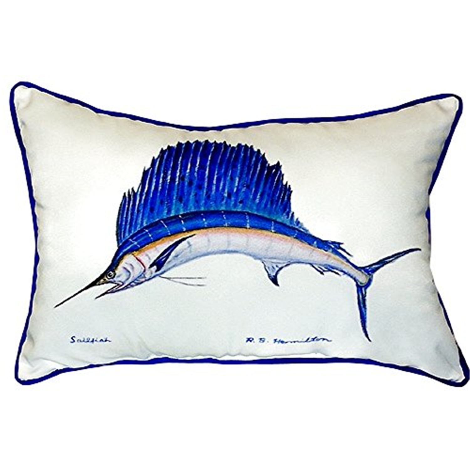 11 x 14 in. Sailfish Small Indoor & Outdoor Pillow