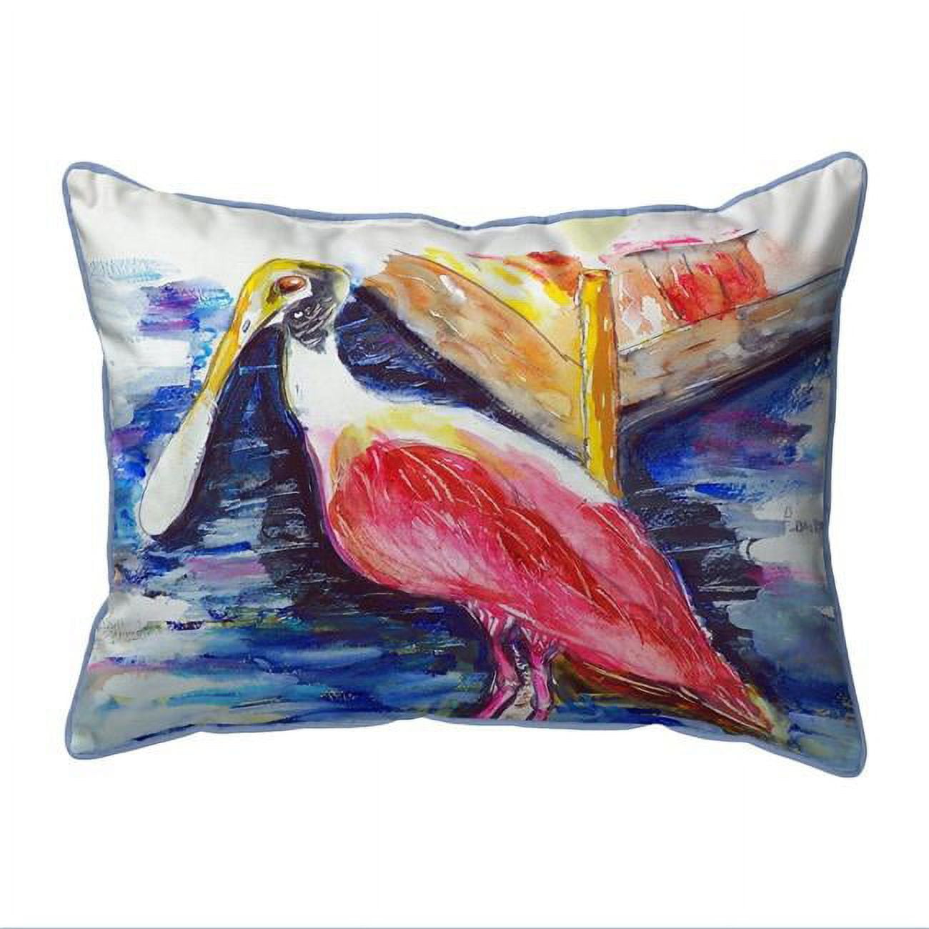 11 x 14 in. Spoonbill Small Indoor & Outdoor Pillow