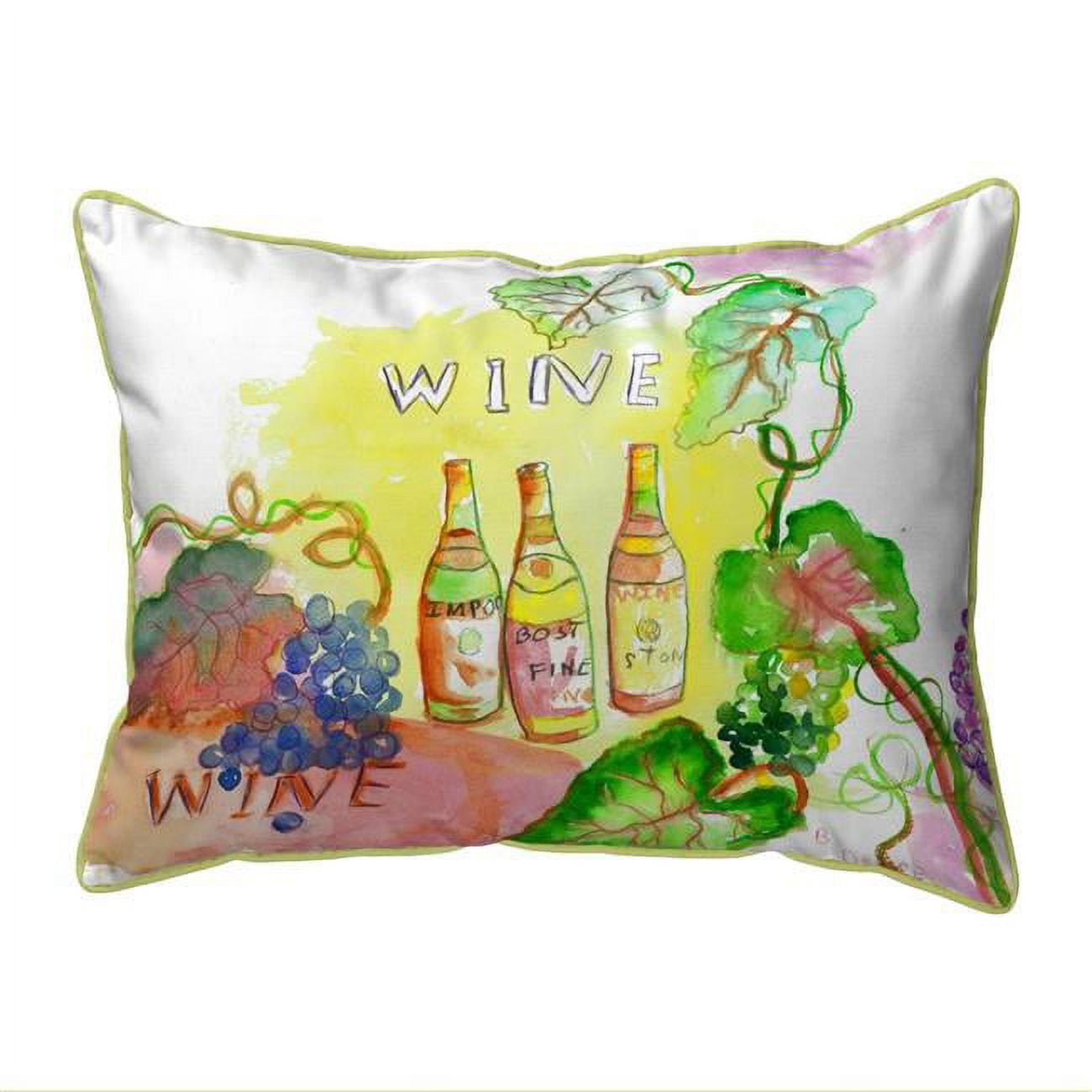 11 x 14 in. Wine Bottles Small Indoor & Outdoor Pillow