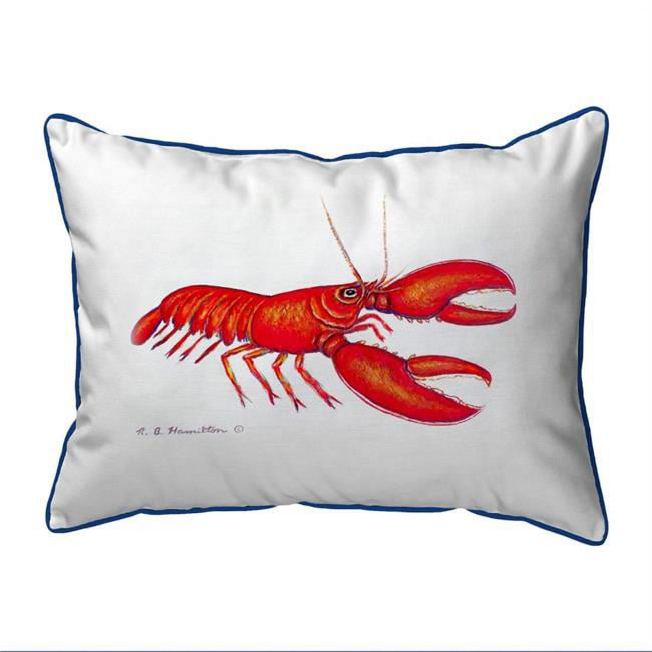 11 x 14 in. Red Lobster Small Indoor & Outdoor Pillow